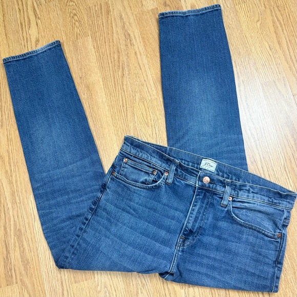 J. Crew selvedge 484 Slim fit jean Vintage Japanese stretch denim size 33 33X30 - Picture 5 of 17